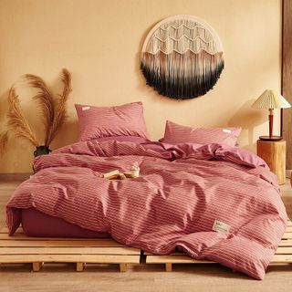 Sét Ga Gối Cotton Tici New Phong Cách Hàn Quốc Mềm Mại Mịn CHƯA GỒM CHĂN