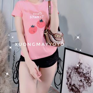 Chuyên sỉ Áo thun thái form dưới 60kg trái dâu Xưởng may YoYo chuyên sỉ áo thun thái