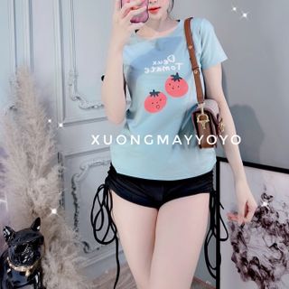 Chuyên sỉ Áo thun thái form dưới 60kg trái dâu Xưởng may YoYo chuyên sỉ áo thun thái