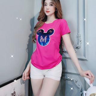 Áo thun thái chuyên sỉ form dưới 65kg gấu kim sa Xưởng may YoYo chuyên sỉ áo thun thái