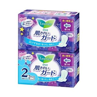 BVS Laurier ban đêm cánh 30cm (9 miếng x 2)