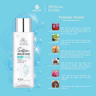 Nước tẩy trang làm sạch sâu dưỡng ẩm trắng da ngăn ngừa mụn Cho Nam Và Nữ Saffron Micellar