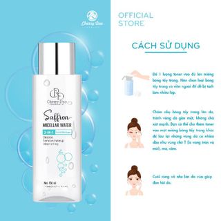 Nước tẩy trang làm sạch sâu dưỡng ẩm trắng da ngăn ngừa mụn Cho Nam Và Nữ Saffron Micellar