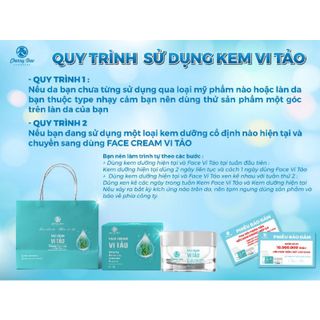 Kem dưỡng da face vi tảo {loại mini } làm mờ thâm nám chống lão hóa,se khít lỗ chân lông trắng sáng da