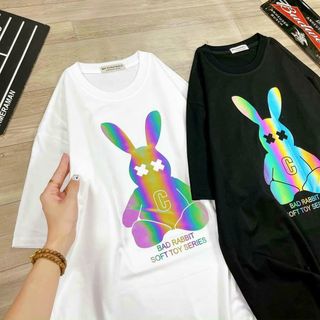Áo Thun Phản Quang Nam Nữ Unisex mẫu gấu