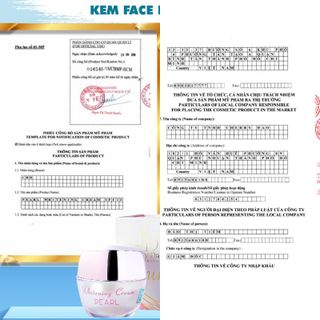 Kem dưỡng da hàn quốc face ngọc trai giảm thâm nám se khít lỗ chân lông ngăn ngừa lão hóa săn chắc da crd comestic