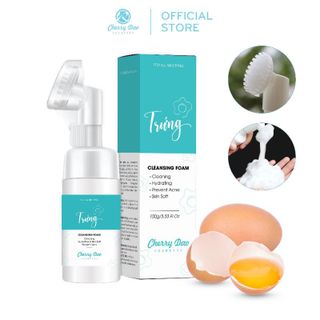 Sữa rửa mặt trắng da giảm mụn se khít lỗ chân lông sạch sâu mịn màng sữa rửa mặt trứng crd cosmetic