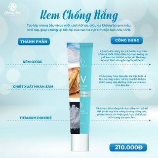 Kem chống nắng ngăn ngừa lão hoá nâng tone da UV Protection SPF50+crd