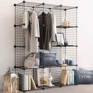 Tấm Lưới Sắt Thép Lắp Ghép Đa Năng Làm Tủ Kệ Sách, Kệ Giày Dép, Chuồng Quây (bán theo tấm)