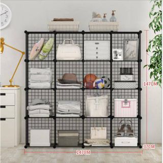 Tấm Lưới Sắt Thép Lắp Ghép Đa Năng Làm Tủ Kệ Sách, Kệ Giày Dép, Chuồng Quây (bán theo tấm)