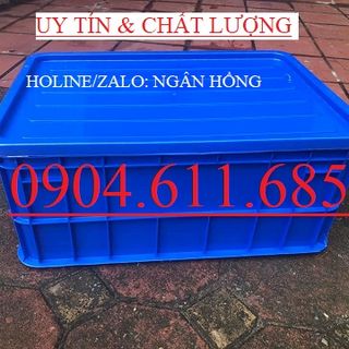 Thùng nhựa đặc có nắp, thùng nhựa đặc HS017