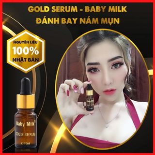 [ Mới] Gold Serum Baby Milk  Dưỡng Trắng Da, Đánh Bay Nám Mụn 10ml - Hàng Hiệu Vũ Phạm giá sỉ