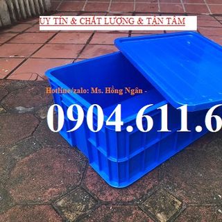 Thùng nhựa đặc có nắp, thùng nhựa đặc HS017