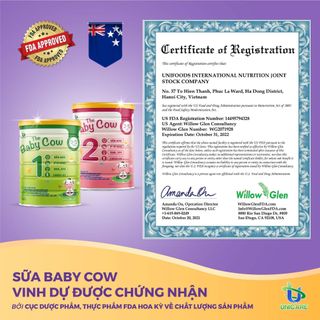 SỮA NON THE BABY COW - Tăng cân giảm ốm vặt