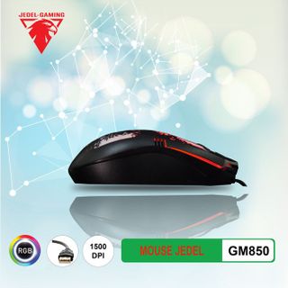 Chuột Chơi Game Máy Tính Có Dây GM850 Led 7 Màu Tự Động Đổi Màu