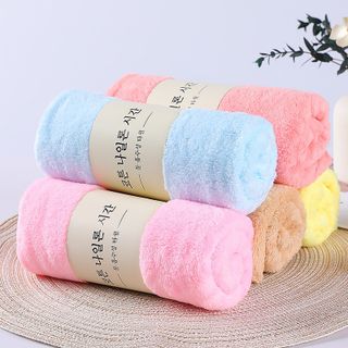 Khăn Tắm Lông Tuyết Loại To 1m4 x 70cm Xuất Hàn Siêu Thấm Hút Dày Dặn Mềm Mịn