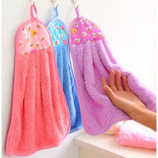 Khăn lau tay treo tường nhà bếp hình chiếc váy màu sắc xinh xắn dễ thương hai mặt loại lớn 26x42cm