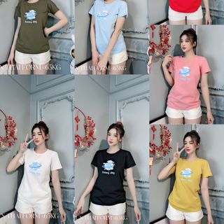 Chuyên sỉ Áo thun thái form dưới 65kg funnyday Xưởng may YoYo chuyên sỉ áo thun thái