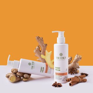 Kem tan mỡ bụng chiết xuất quế gừng an toàn và hiệu quả Truesky S Body Cream 200g