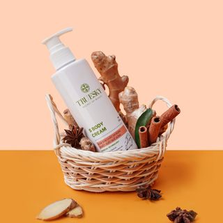 Kem tan mỡ bụng chiết xuất quế gừng an toàn và hiệu quả Truesky S Body Cream 200g