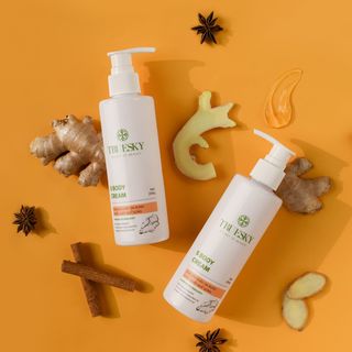Kem tan mỡ bụng chiết xuất quế gừng an toàn và hiệu quả Truesky S Body Cream 200g