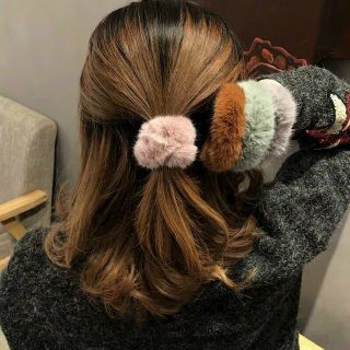 Chun buộc tóc lông thỏ giá sỉ