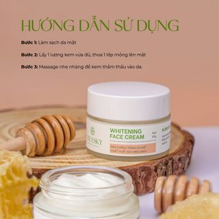 Kem dưỡng trắng da mặt chiết xuất sữa ong chúa Truesky Whitening Face Cream 20g