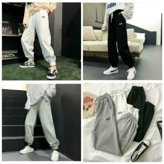 Quần jogger bo gấu spun