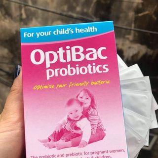 Optibac Hồng Probiotics 30g - Men vi sinh của Anh cho bé