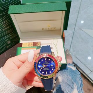 ĐỒNG HỒ RROLEX TRUNG CẤP ĐÁ MÀU