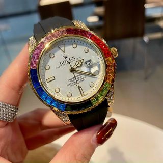 ĐỒNG HỒ RROLEX TRUNG CẤP ĐÁ MÀU
