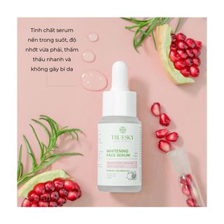 Tinh chất dưỡng trắng và ngăn ngừa lão hoá da mặt chiết xuất quả lựu Truesky Whitening Face Serum 20ml
