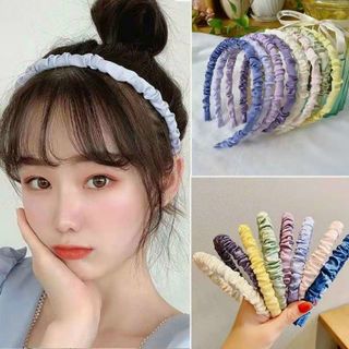 Bờm cài tóc vải nhún