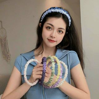 Bờm cài tóc vải nhún