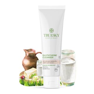 Sữa rửa mặt sáng da và dưỡng ẩm chiết xuất sữa dê Truesky Glutathione Cleanser 50g