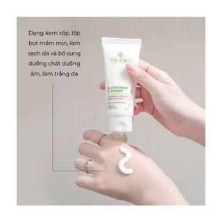 Sữa rửa mặt sáng da và dưỡng ẩm chiết xuất sữa dê Truesky Glutathione Cleanser 50g