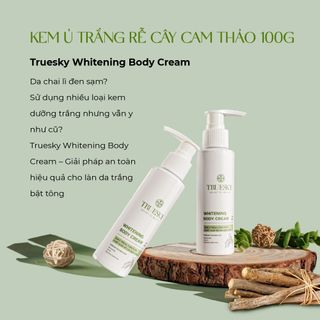Kem ủ trắng da toàn thân Truesky chiết xuất cam thảo 100ml