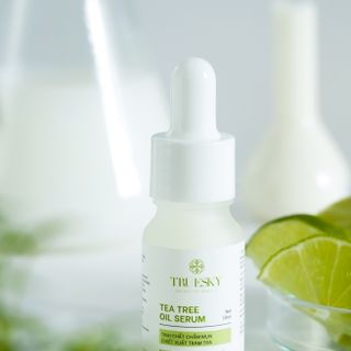 Serum ngăn ngừa mụn trắng da Truesky Premium chiết xuất tràm trà thiên nhiên 10ml