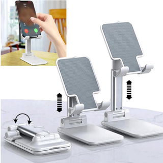 Giá Đỡ Điện Thoại - Khung Gấp Gọn Chắc Chắn, Góc Xoay Linh Hoạt, Hỗ Trợ Làm Việc Hay Học Tập