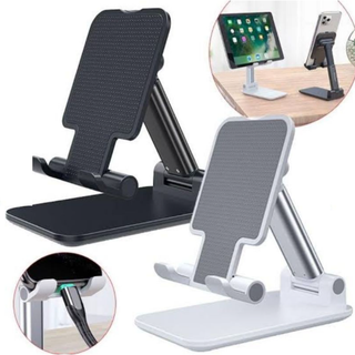 Giá Đỡ Điện Thoại - Khung Gấp Gọn Chắc Chắn, Góc Xoay Linh Hoạt, Hỗ Trợ Làm Việc Hay Học Tập