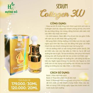 Serum Collagen 3W Huỳnh Đỗ Comestic
