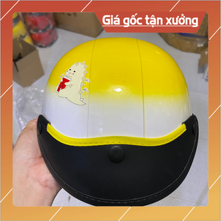 Mũ bảo hiểm nữa đầu dán tem các loại giá sỉ