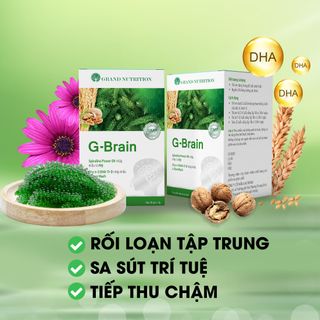 CỐM TRÍ NÃO GBRAIN - G BRAIN (HỘP 30 GÓI)