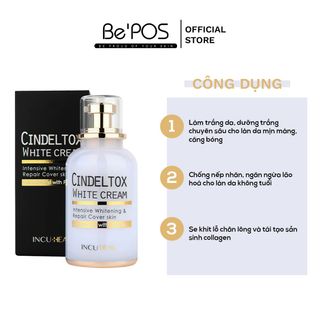 KEM DƯỠNG TRUYỀN TRẮNG CINDELTOX WHITE CREAM - INCUGEN