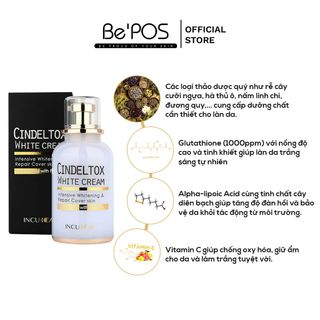 KEM DƯỠNG TRUYỀN TRẮNG CINDELTOX WHITE CREAM - INCUGEN