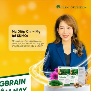 CỐM TRÍ NÃO GBRAIN - G BRAIN (HỘP 30 GÓI)