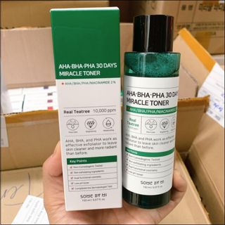 Nước Hoa Hồng Cân Bằng ĐộpH, Làm Sạch Và Trị Mụn Some By Mi AHA-BHA-PHA 30 Days Miracle Toner 150ml - Hàn Quốc