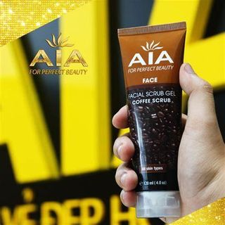 Gel tẩy tế bào chết chiết xuất từ cà phê dành cho da mặt AIA COSMETICS giá sỉ