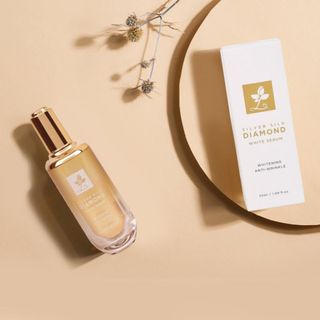 TINH CHẤT DƯỠNG TRẮNG DA SILVER SILK DIAMOND WHITE SERUM - LBEAUTEE