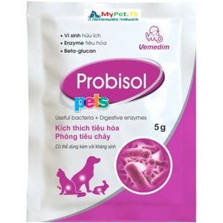 Vemedim PROBISOL PETS - MEN TIÊU HÓA CHO CHÓ, MÈO 5g